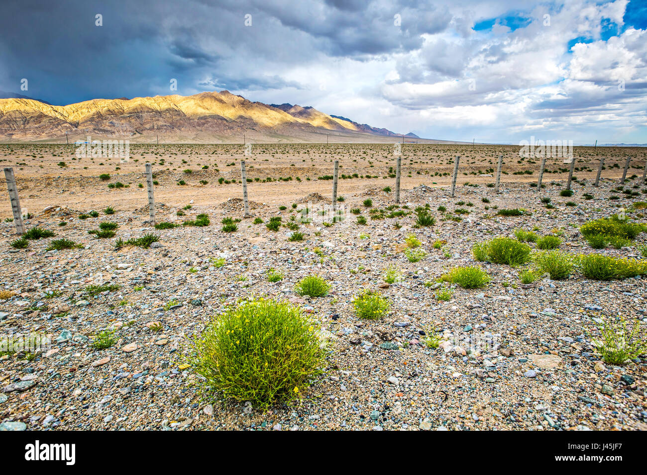 Delingha scenario della Provincia di Qinghai,Cina Foto Stock