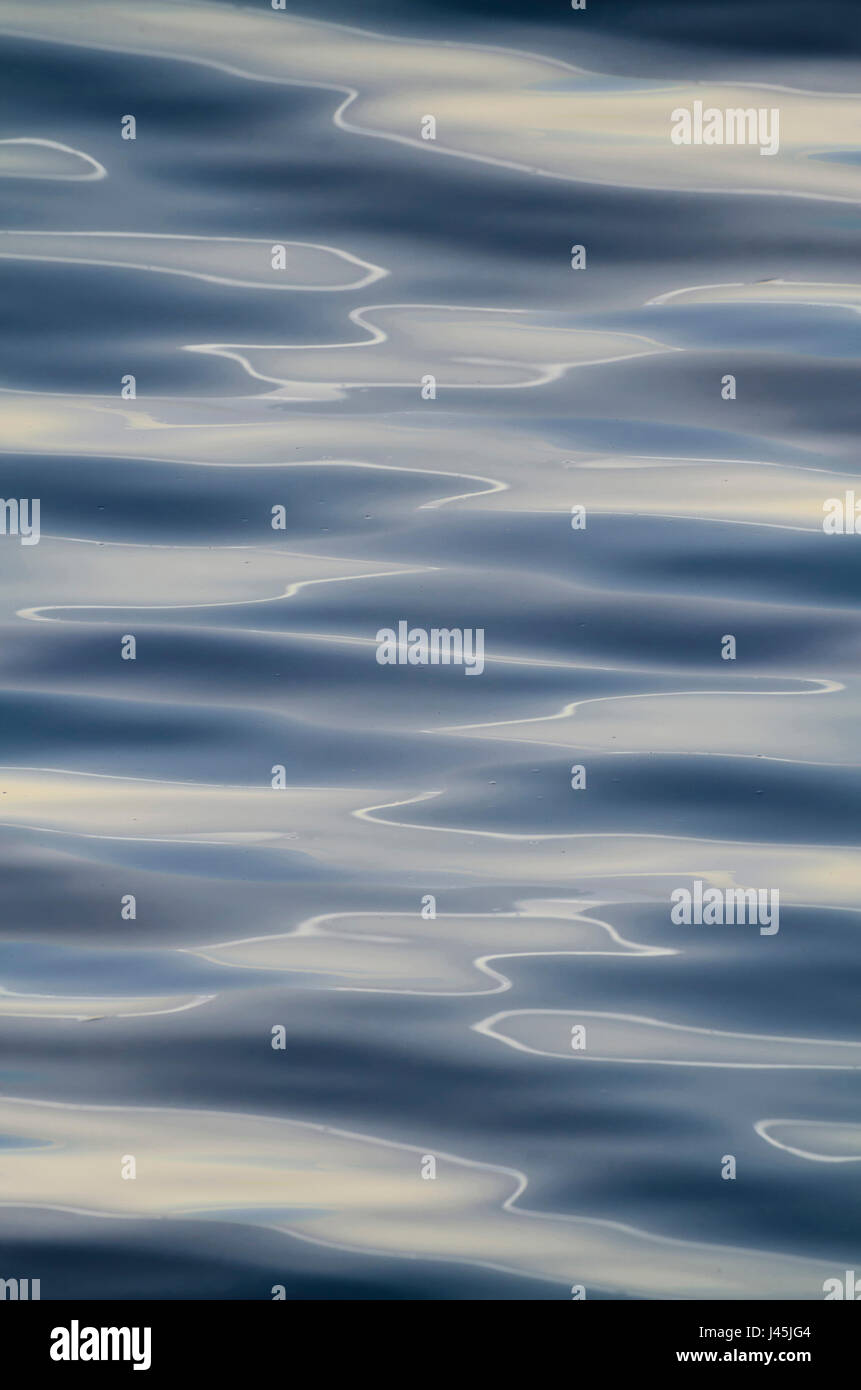 Abstract della superficie dell'acqua con lo sfondo delle onde Foto Stock