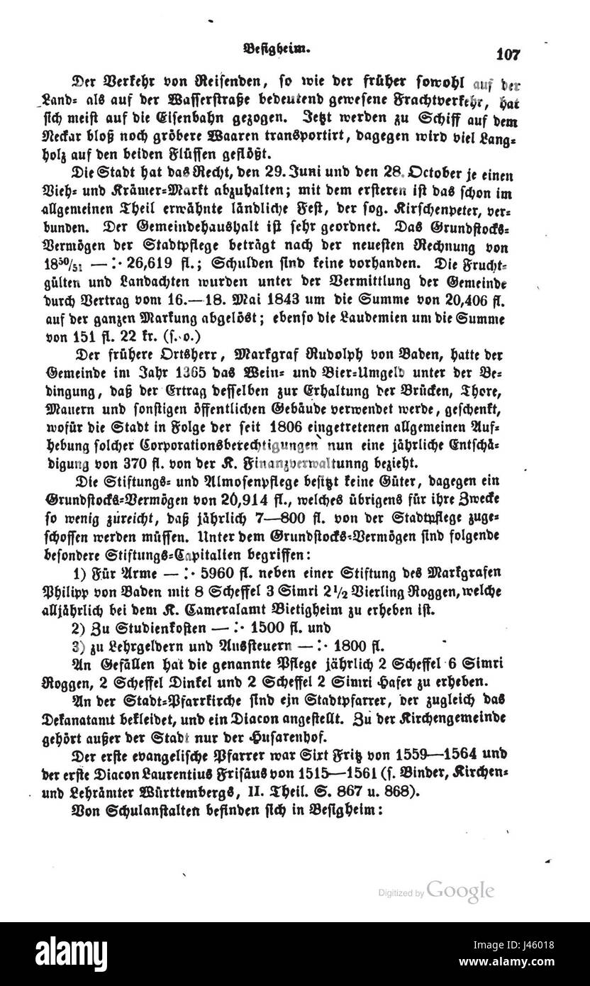 OABesigheim0107 Foto Stock