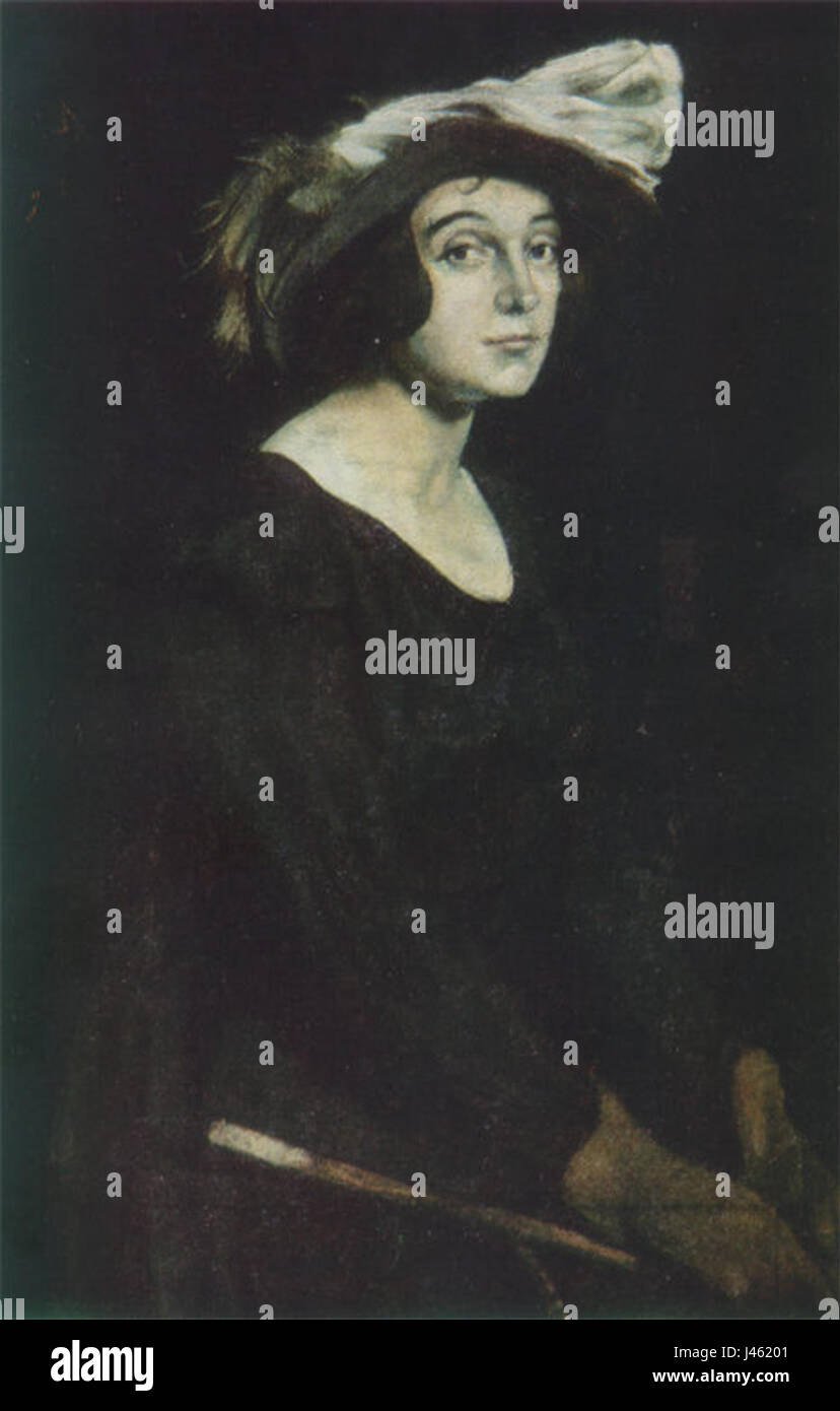 Questo ritratto di O. Malyutina è stato creato da Sergey Malyutin, un artista russo noto per la sua ritrattistica dettagliata e realistica. L'opera riflette lo stile artistico della Russia del tardo XIX secolo, catturando con precisione le caratteristiche del soggetto. Foto Stock