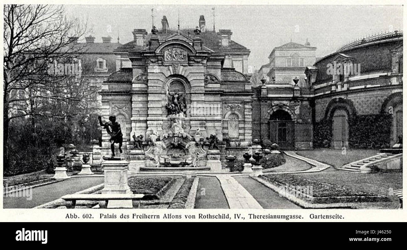 Palais Freiherr von Alfons Rothschild Foto Stock