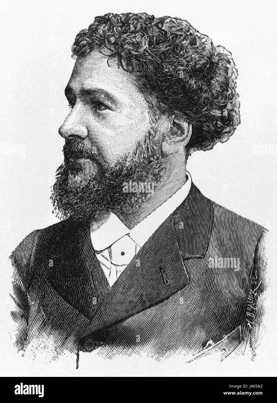 Octave Uzanne è stato uno scrittore e bibliofilo francese della fine del XIX e dell'inizio del XX secolo. Le sue opere esploravano spesso temi della letteratura, dell'arte e del paesaggio culturale del suo tempo. Foto Stock