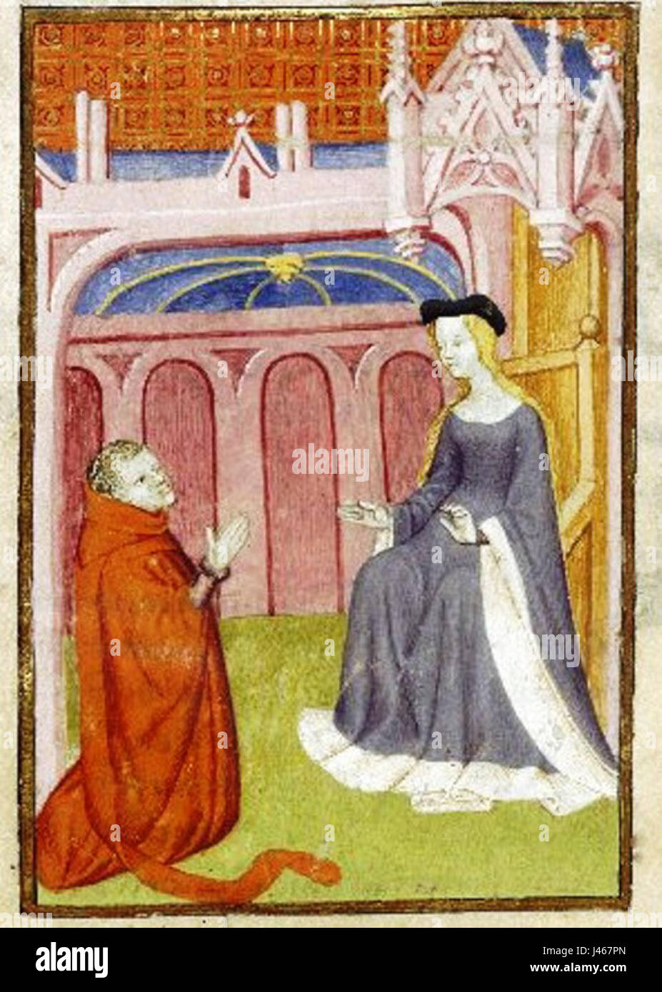 La Othea epistola (Queen's manoscritto) 22 Foto Stock