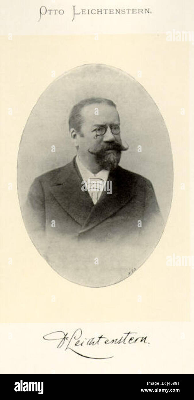 Otto Michael Ludwig Leichtenstern 2 Foto Stock