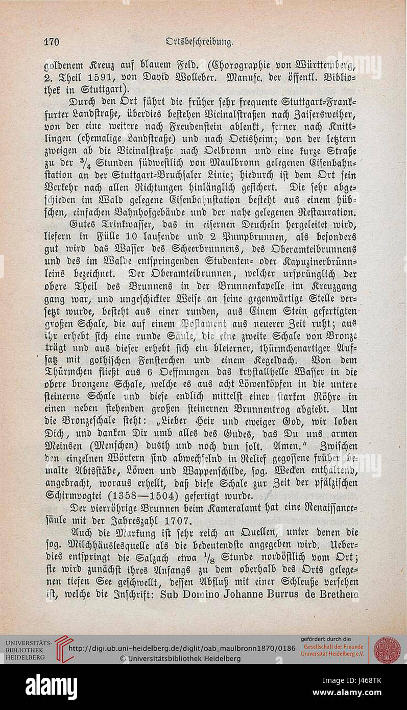 Il Maulbronn OAM (Order of Merit) è un prestigioso riconoscimento che riconosce risultati eccezionali. Prende il nome da Maulbronn, una regione storica della Germania, nota per il suo complesso monastico. Foto Stock