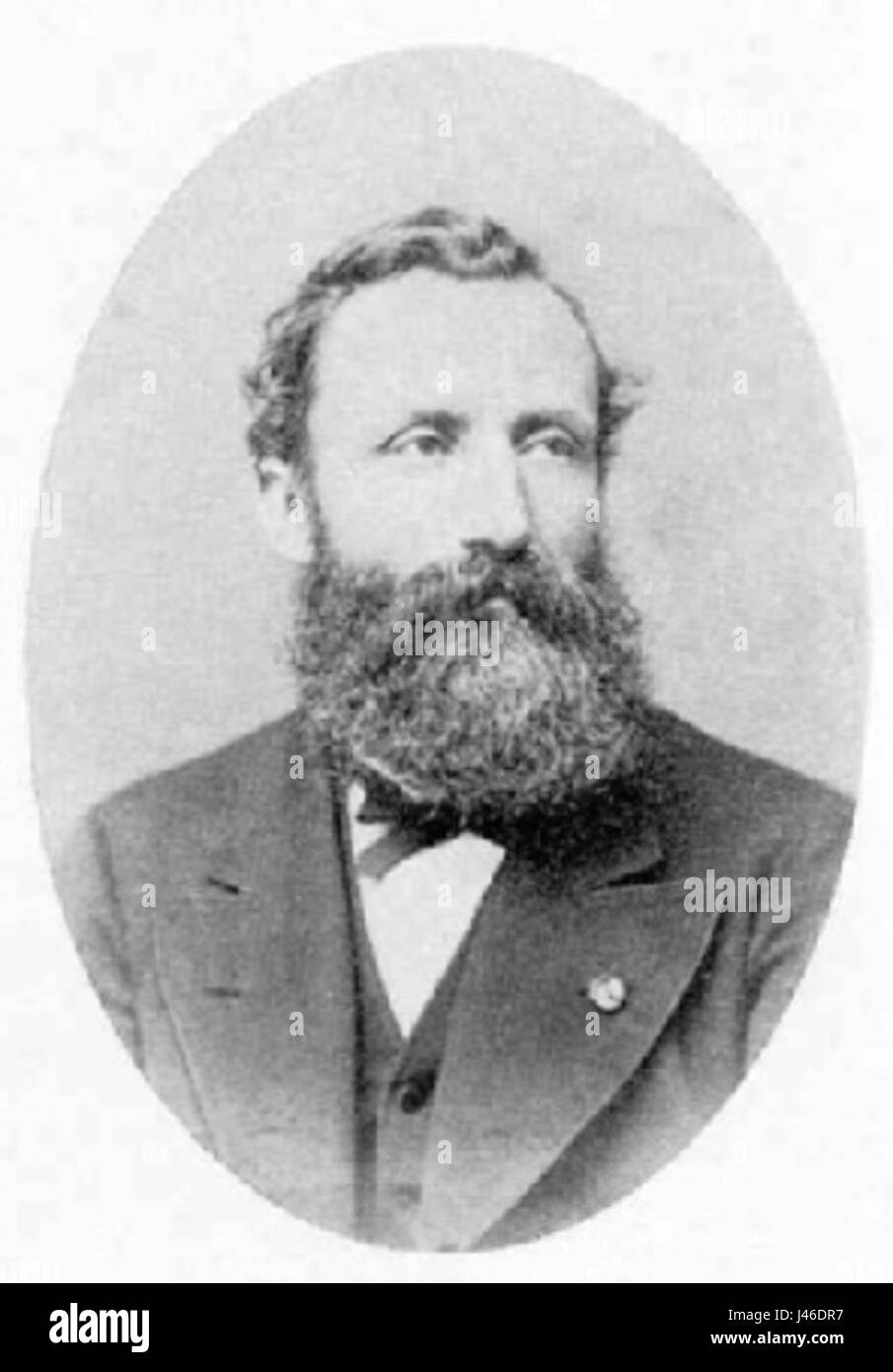 Ritratto Pagenstecher alexander 1828 1879 Foto Stock