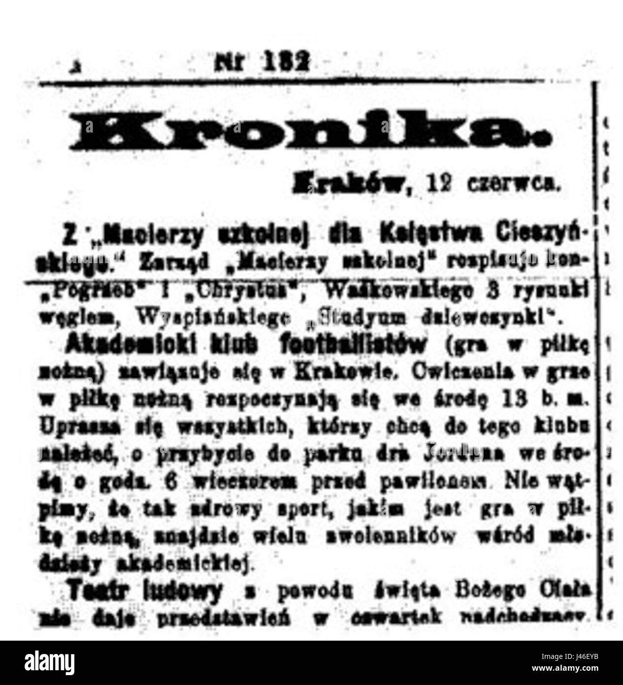 Nowa Reforma è un quotidiano polacco dal 13 giugno 1906. Era noto per la sua significativa influenza politica e per la sua relazione sulle questioni contemporanee in Polonia all'inizio del XX secolo. Foto Stock