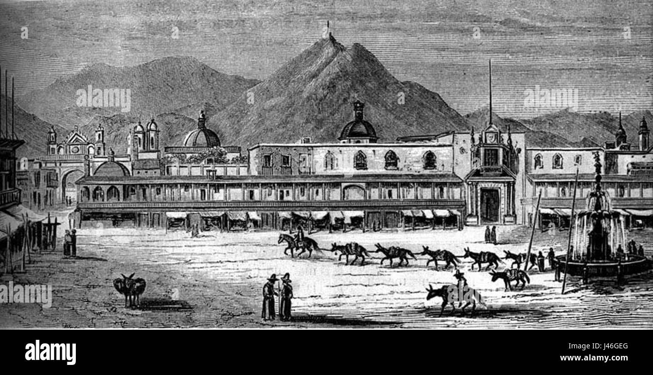 Il Palacio de Gobierno, o Palazzo del governo, è un importante edificio storico e politico situato a città del Messico, che funge da sede del governo e simbolo del patrimonio politico della nazione. Foto Stock