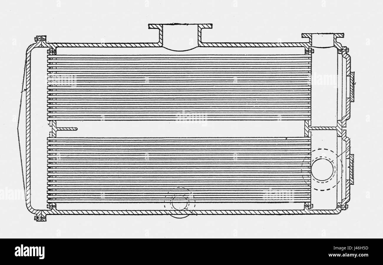 Multi superficie tubolare condensatore (Nuovo Catechismo del motore a vapore,  1904 Foto stock - Alamy