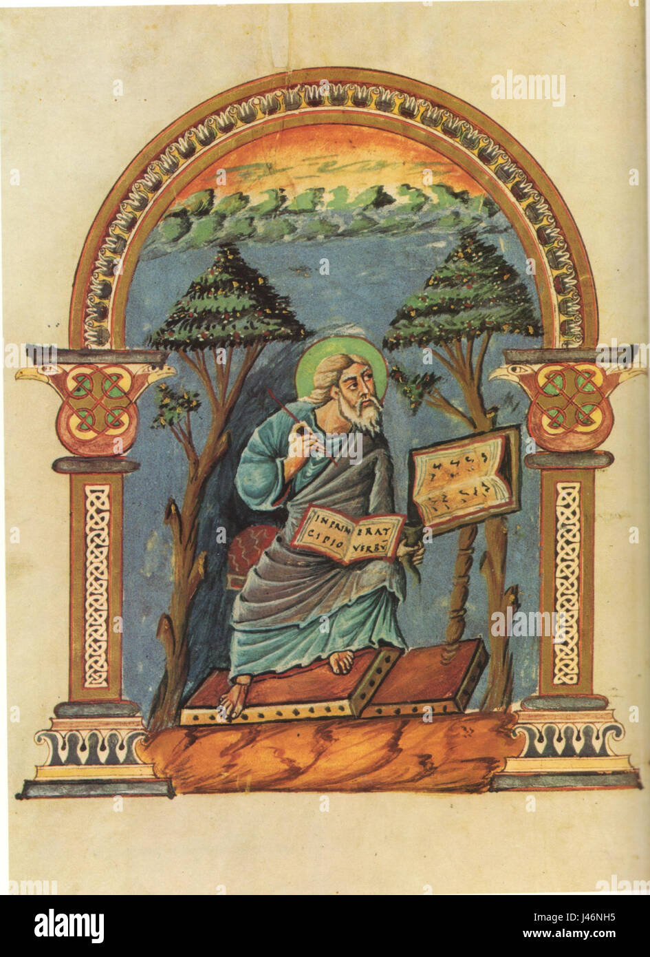 Parigi, Bibl. Nazionale, Lat. 257 (147v) Foto Stock