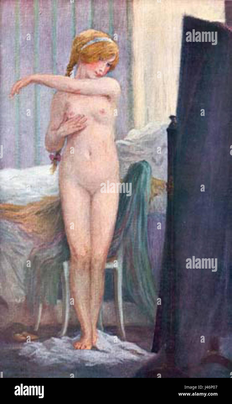 Paul Emile Mangeant La Blanche Aline Foto Stock