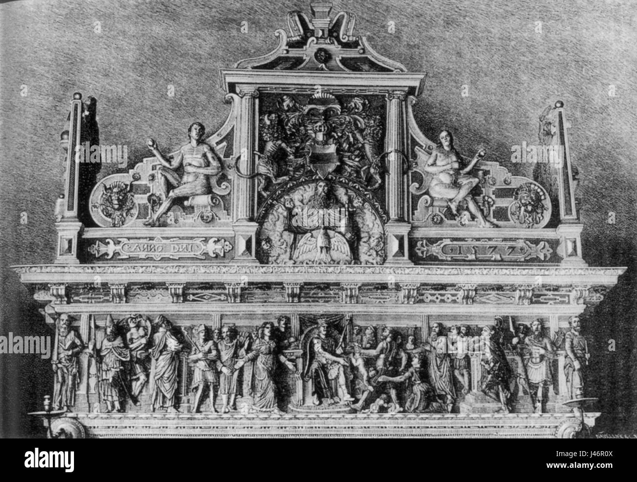 Il Muenster Friedenssaal, costruito nel 1885, è un punto di riferimento storico noto per il suo significato architettonico. Fu un luogo chiave nello sviluppo della storia politica e culturale tedesca. Foto Stock