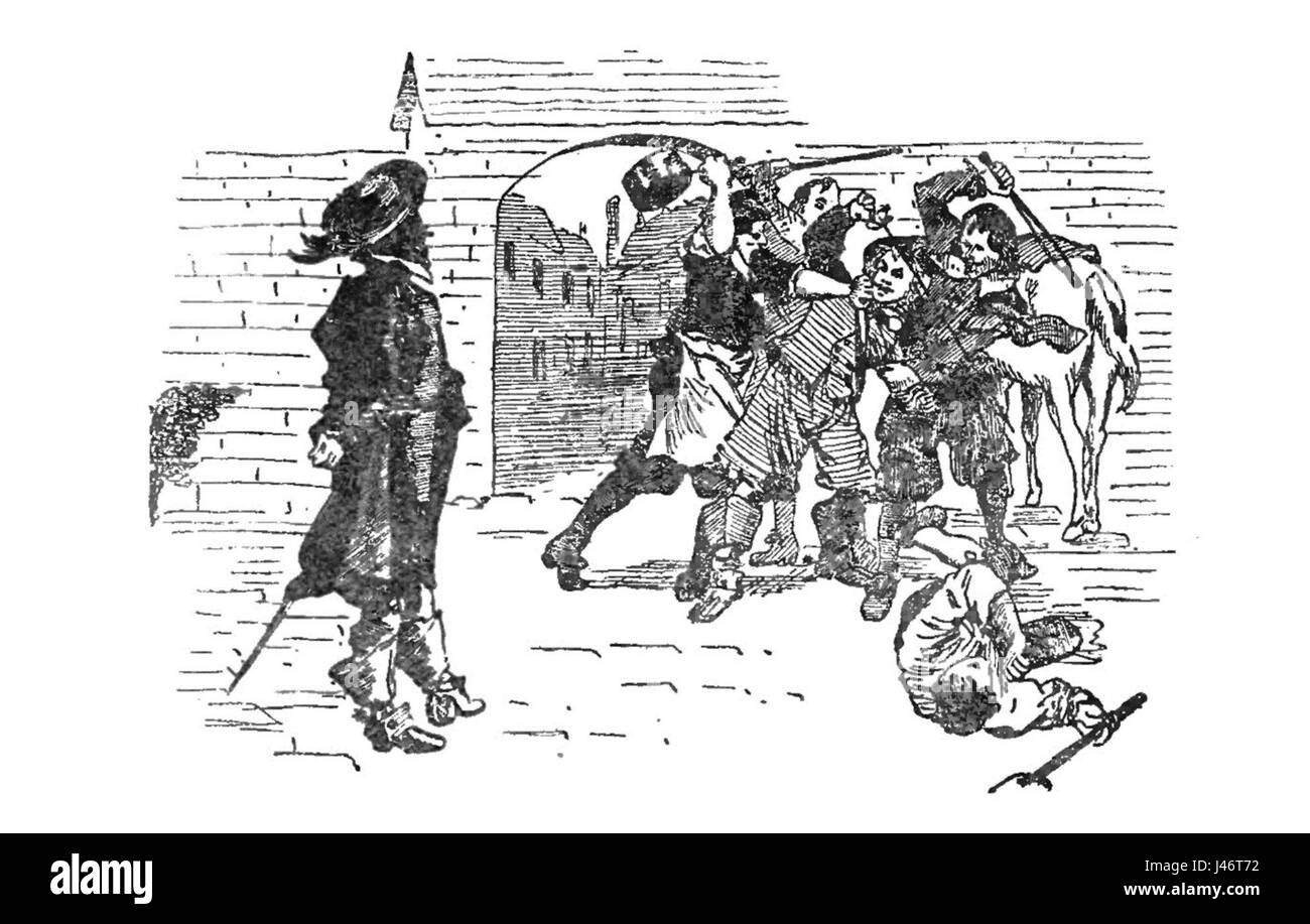 Pagina019 Aleksander Dumas Trzej muszkieterowie tom 1 Foto Stock