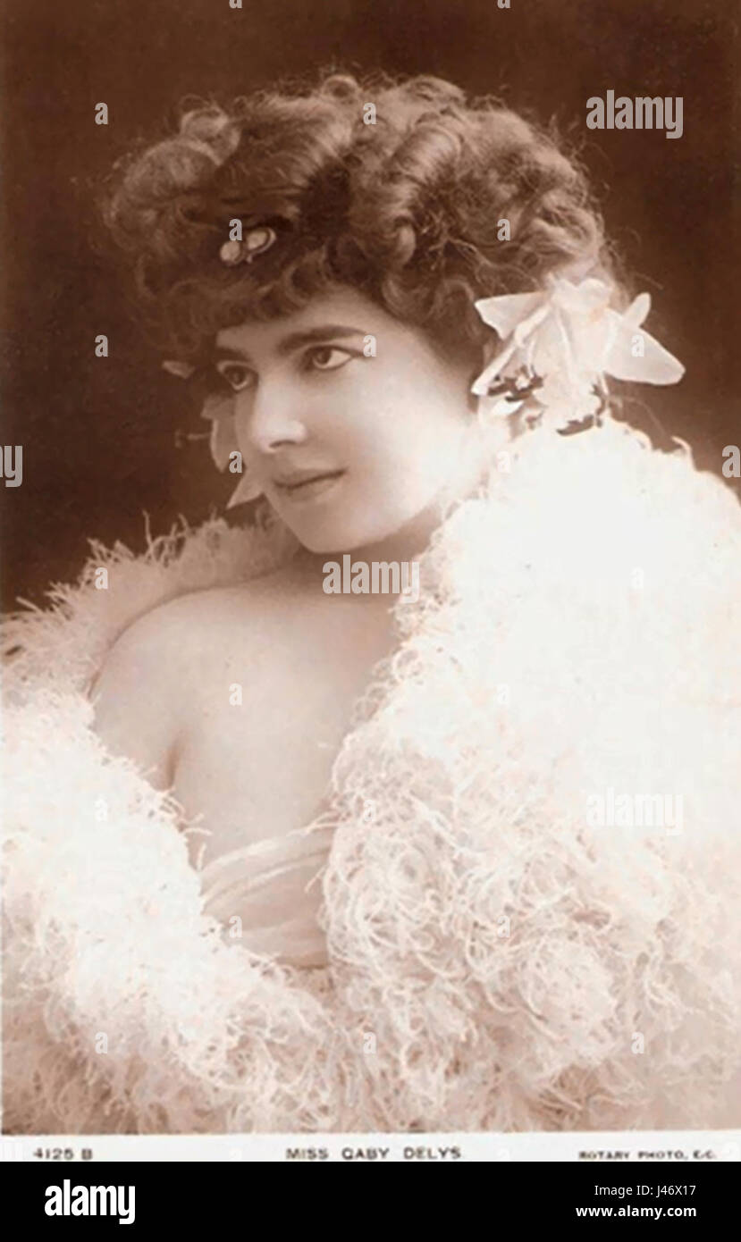 Miss Gaby Deslys Foto Stock