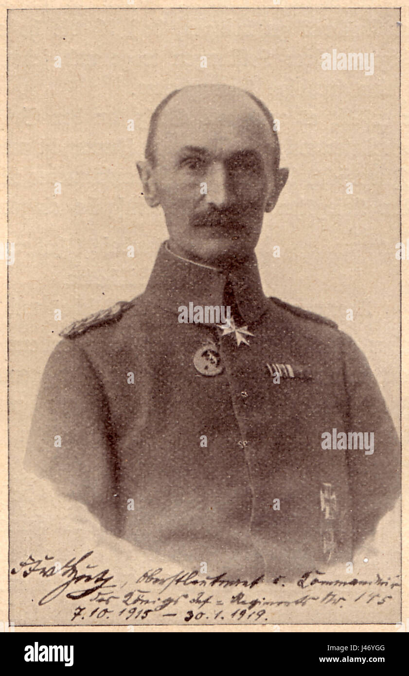 L'Oberstleutnant Friedrich Franz von Huth era un ufficiale militare tedesco, noto per il suo servizio durante il XIX secolo. I suoi contributi all'esercito durante il suo periodo furono notati per la leadership e la disciplina. Foto Stock