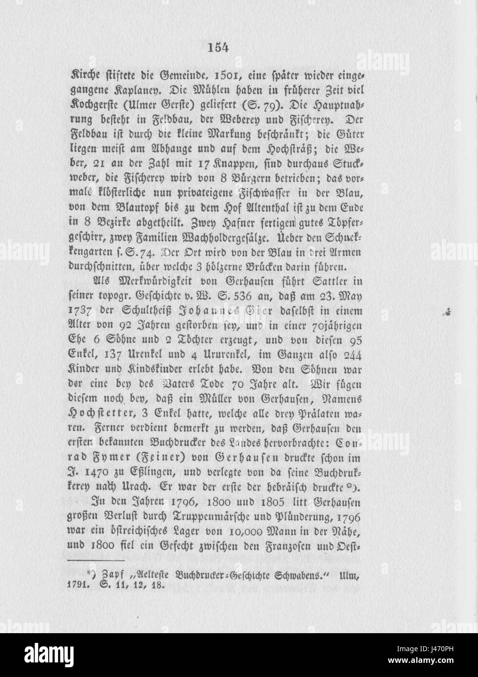 Oberamt Blaubeuren 154 Foto Stock