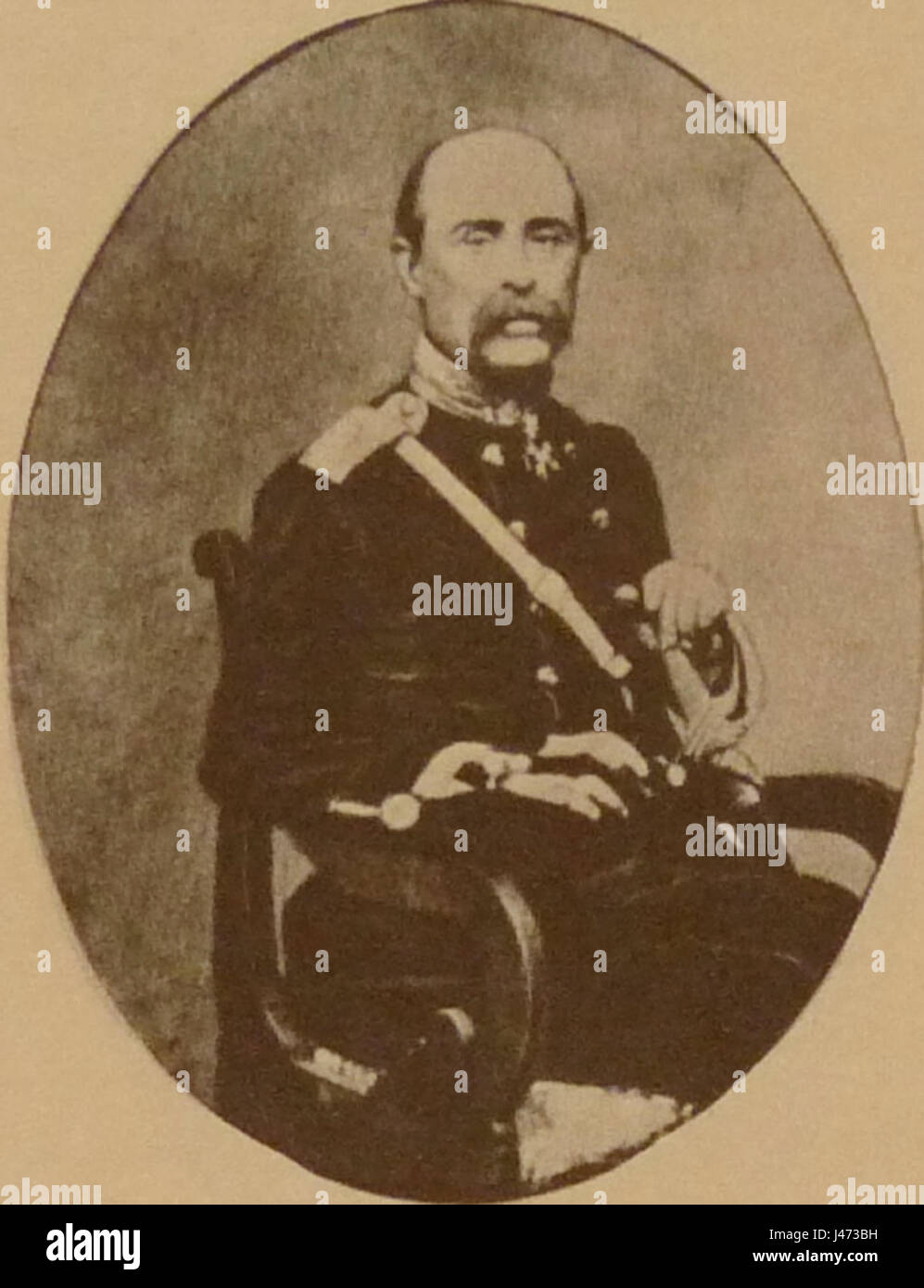 Vakhtang Orbeliani era un nobile georgiano e leader militare noto per i suoi contributi al Regno di Georgia. La sua eredità include il suo servizio militare e il suo ruolo nella politica e nella storia georgiana. Foto Stock