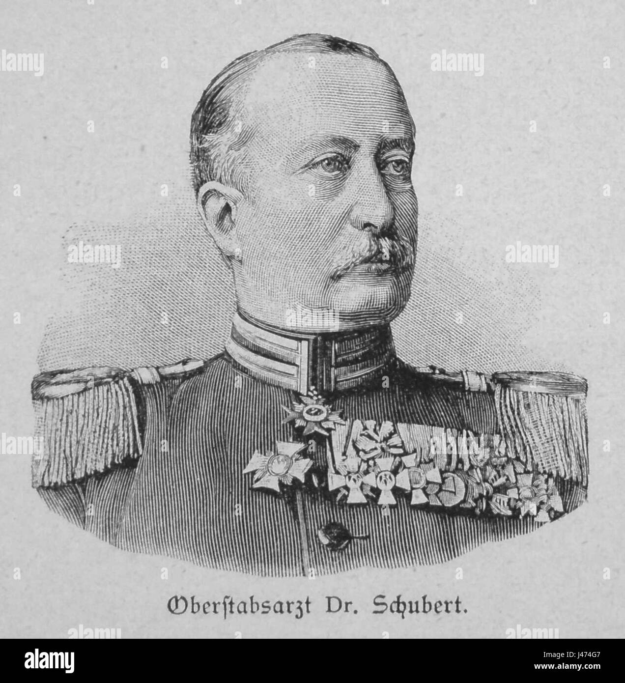 Il Dott. Oberstabsarzt Schubert Foto Stock