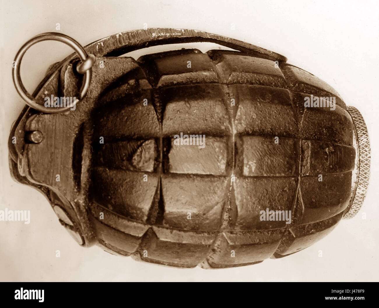 WW1 - Un 'Mmali' Hand Grenade Foto Stock