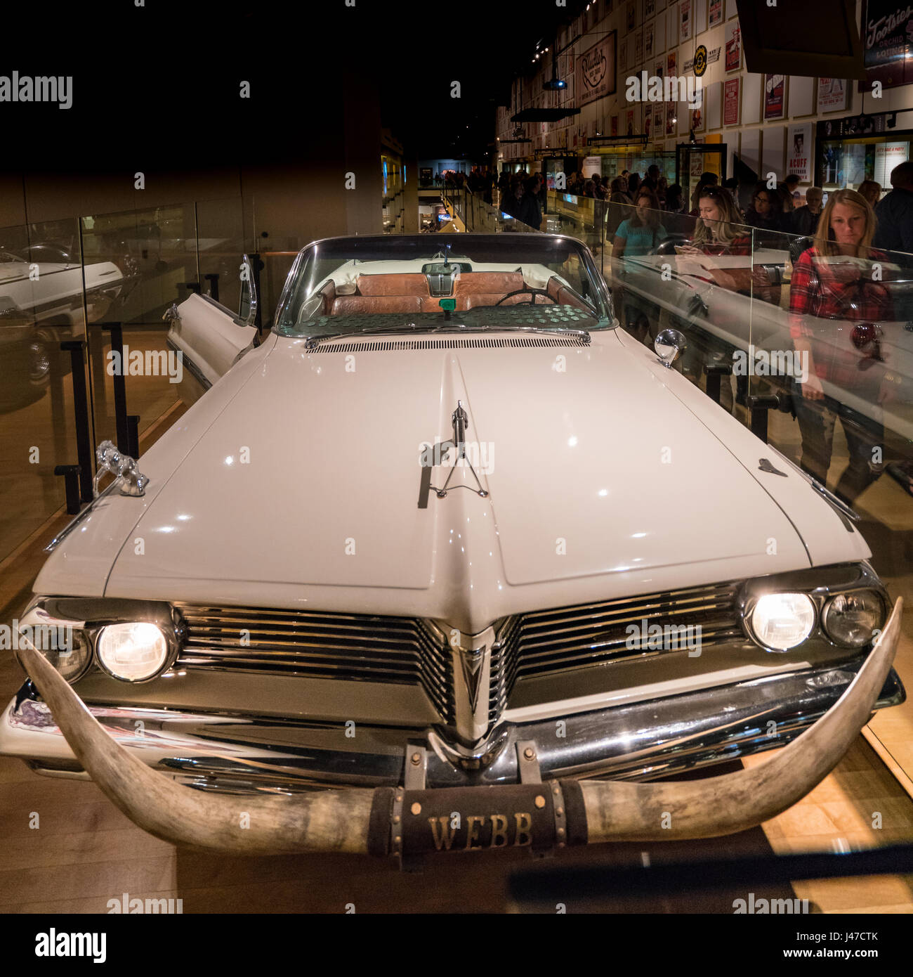 Webb Pierce's Pontiac personalizzata presso il Country Music Hall of Fame, Nashville Foto Stock