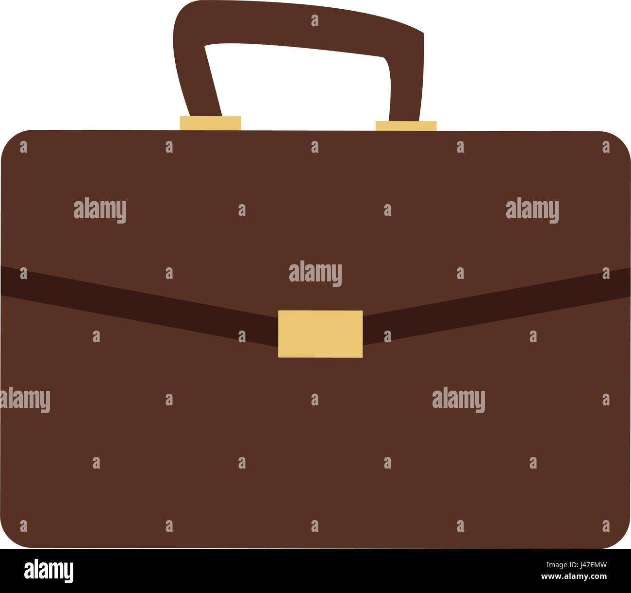 Portafoglio di business borsa documenti accesorie Illustrazione Vettoriale