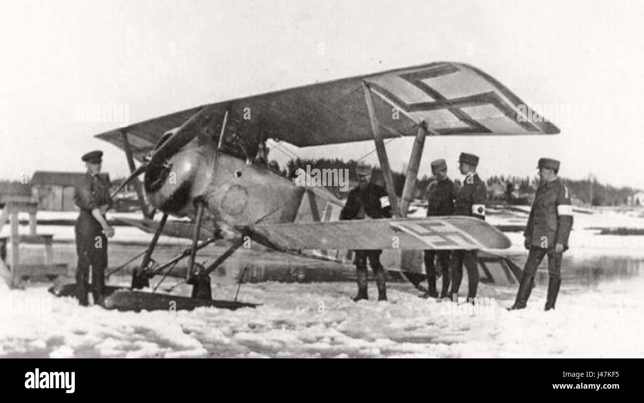 Nieuport 17 in Antrea Foto Stock