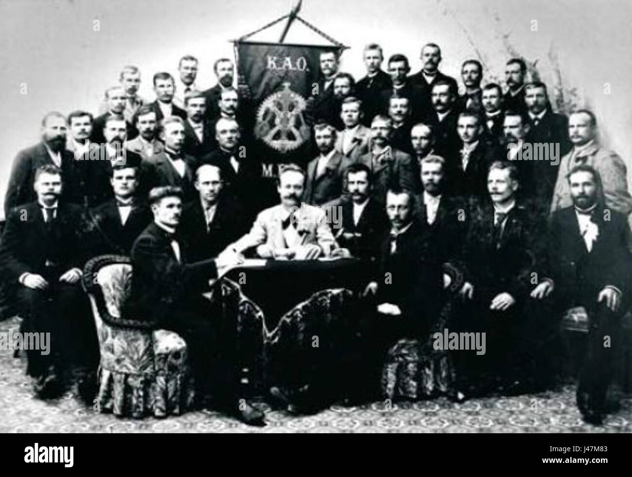 Metalliliitto 1899 Foto Stock