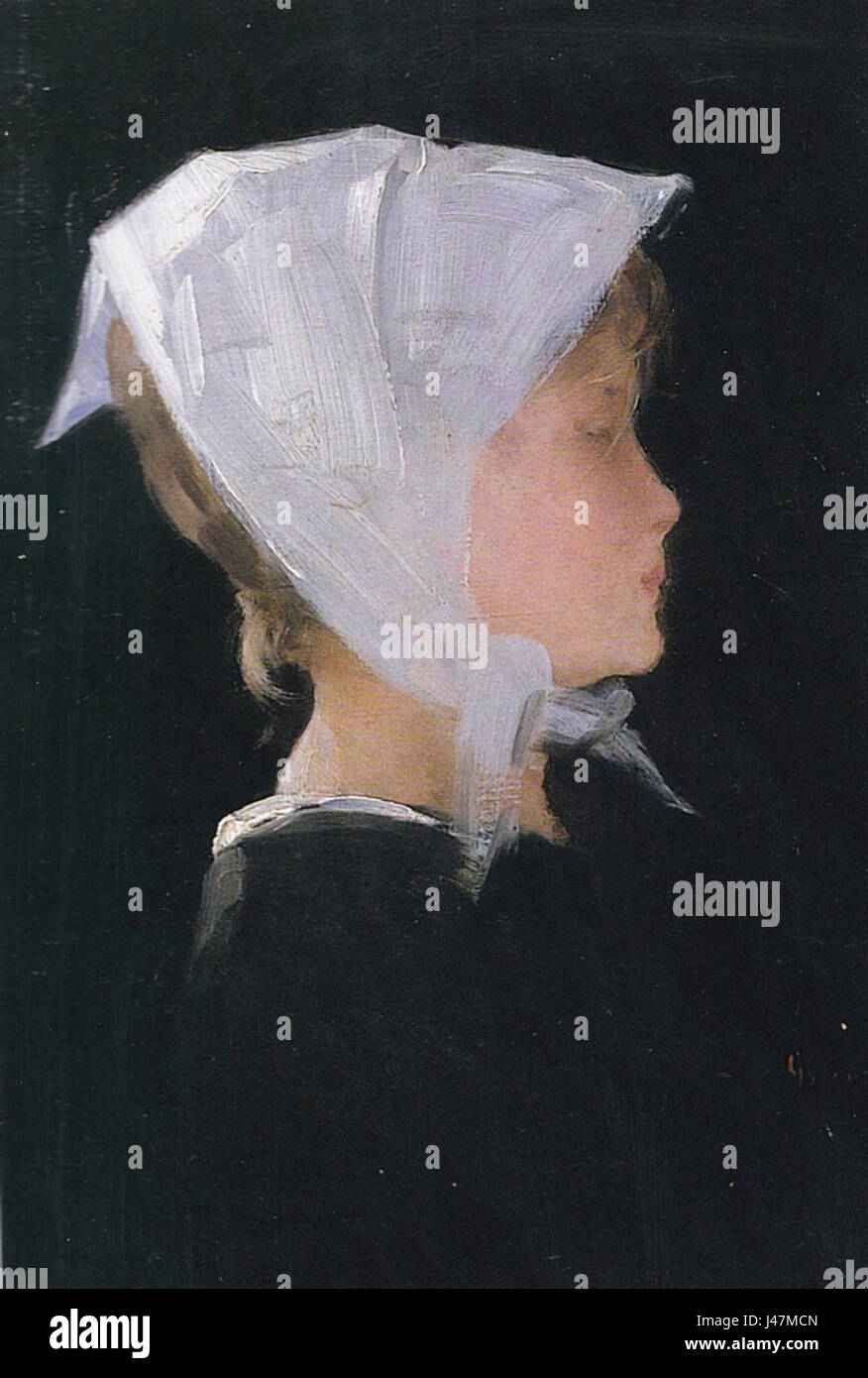 Nicolae Grigorescu è stato un pittore rumeno noto per il suo ruolo nello sviluppo dell'arte rumena moderna. La sua ritrattistica e i suoi dipinti paesaggistici sono importanti contributi al patrimonio culturale rumeno. Foto Stock