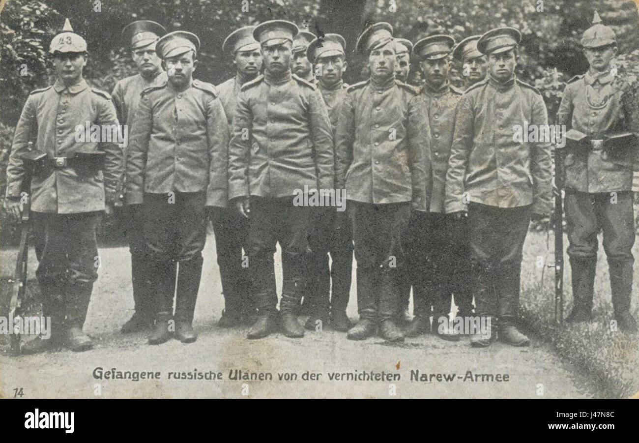 Il fronte di Narew si riferisce alle azioni militari e all'importanza strategica del fiume Narew durante la guerra polacco-sovietica del 1920, in particolare per plasmare il fronte orientale del conflitto. Foto Stock