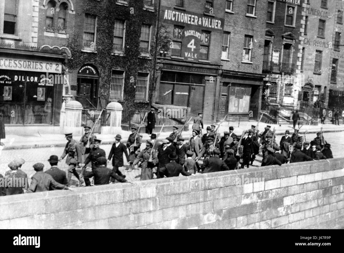 Dublino Osteraufstand gefangene Iren Foto Stock