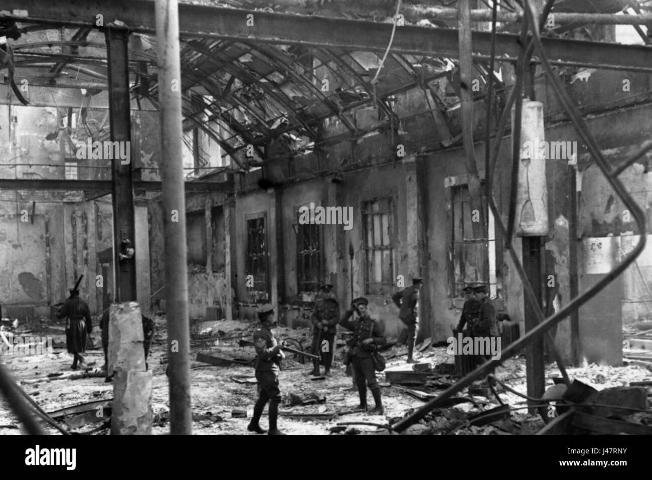 Osteraufstand Hauptpost Dublino Foto Stock