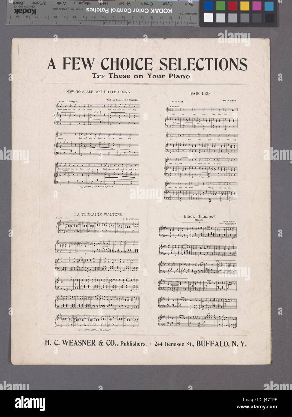 In vecchio stile rose (NYPL ADE 1932189 1994511) Foto Stock