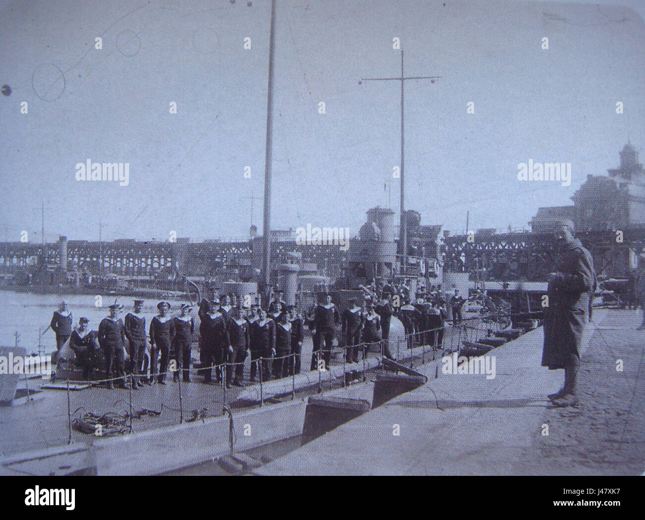 Durante la prima guerra mondiale, le forze austriache occuparono Odessa, un importante porto sul Mar Nero. La presenza delle truppe austriache ebbe importanti implicazioni strategiche e logistiche durante la guerra. Questa occupazione fa parte del più ampio contesto delle attività delle potenze centrali sul fronte orientale. Foto Stock