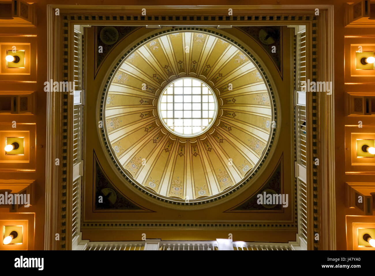 Richmond, Virginia - Feb 19, 2017: Cupola in la capitale dello Stato della Virginia a Richmond, Virginia. Foto Stock