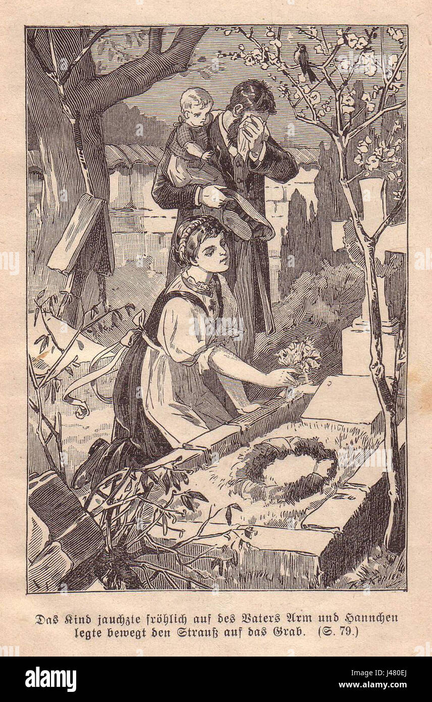 Un pezzo intitolato "Die Botenfrau 3" di MN Braun, che raffigura una scena allegorica, che mostra temi di comunicazione, ruoli femminili ed espressione emotiva nell'arte. Foto Stock