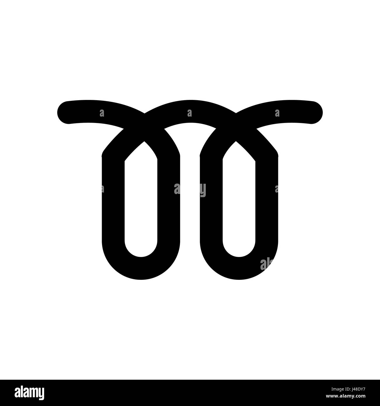 Candeletta icona Foto Stock