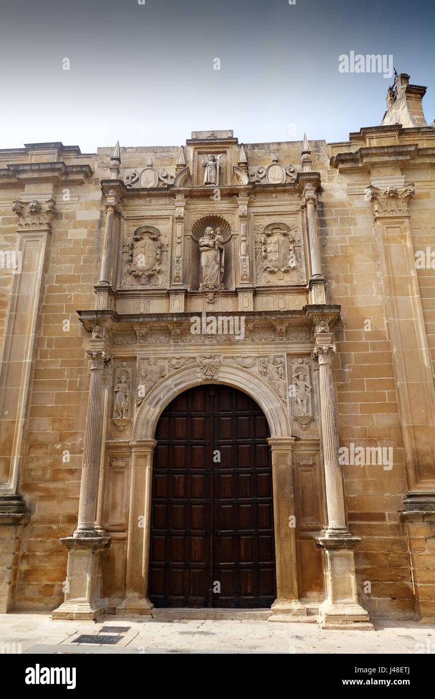 Monastero di Santa Maria de los Reales Alcazares in Ubeda in Andalusia Spagna un Sito Patrimonio Mondiale dell'UNESCO Foto Stock