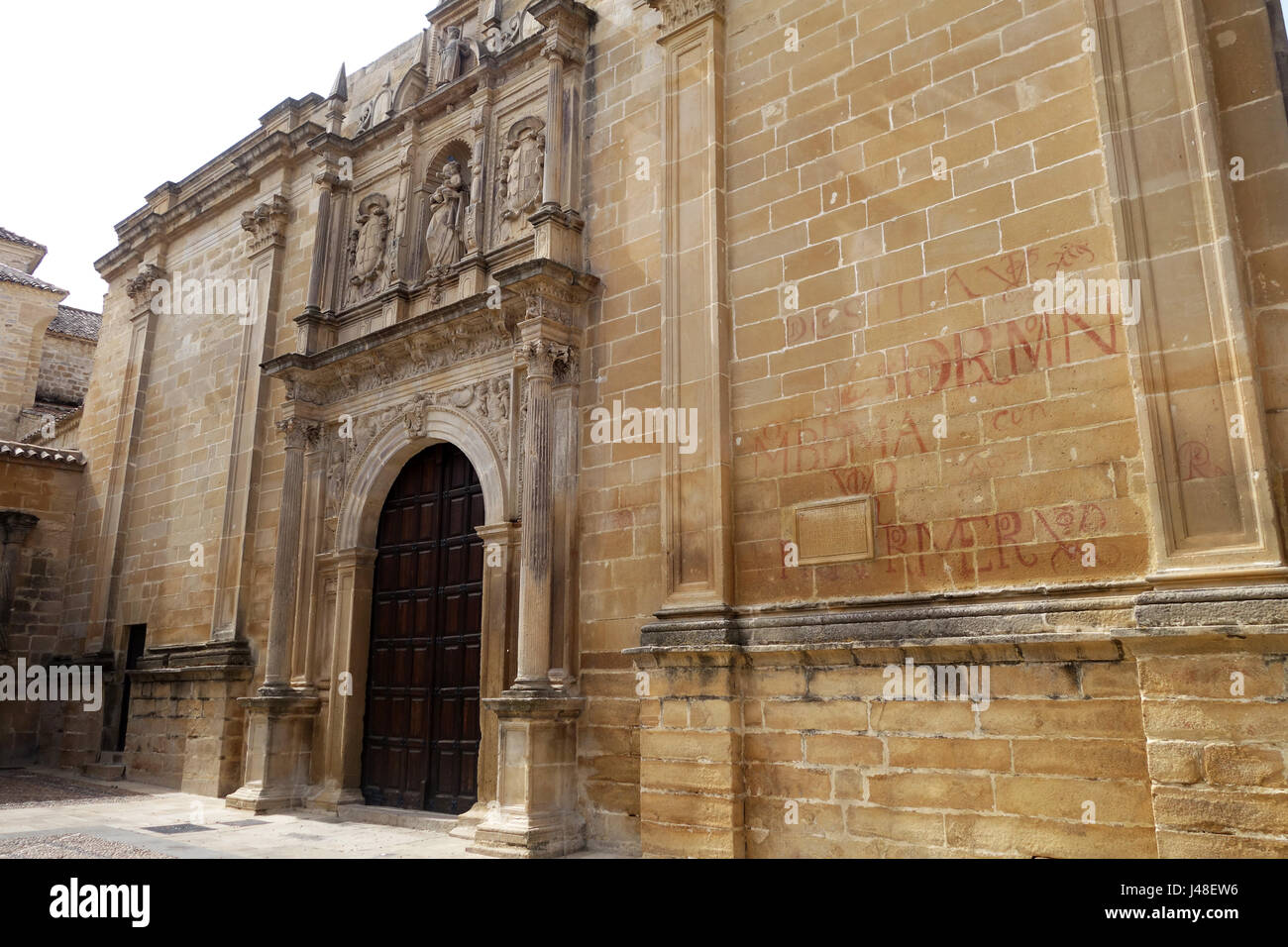 Monastero di Santa Maria de los Reales Alcazares in Ubeda in Andalusia Spagna un Sito Patrimonio Mondiale dell'UNESCO Foto Stock