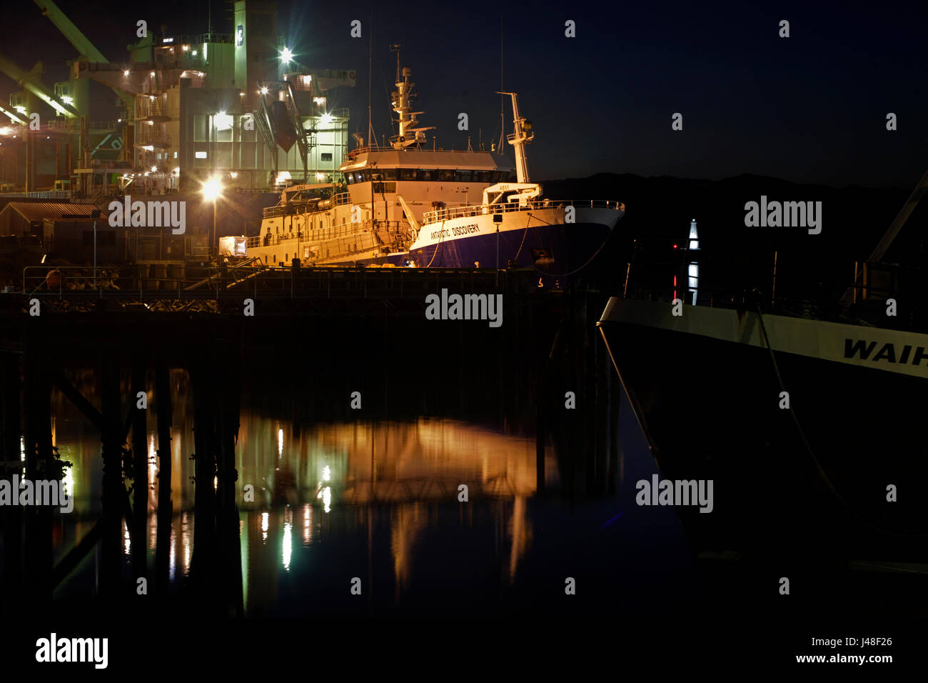 Scoperta antartico trawler porto Nelson Foto Stock