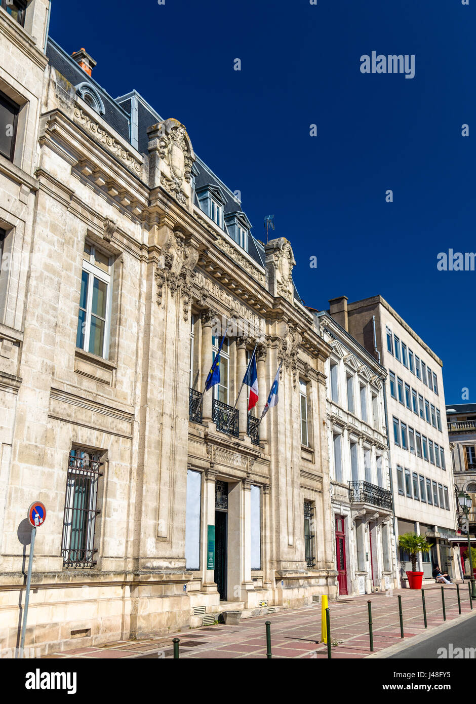 Edifici storici in Angouleme, Francia Foto Stock