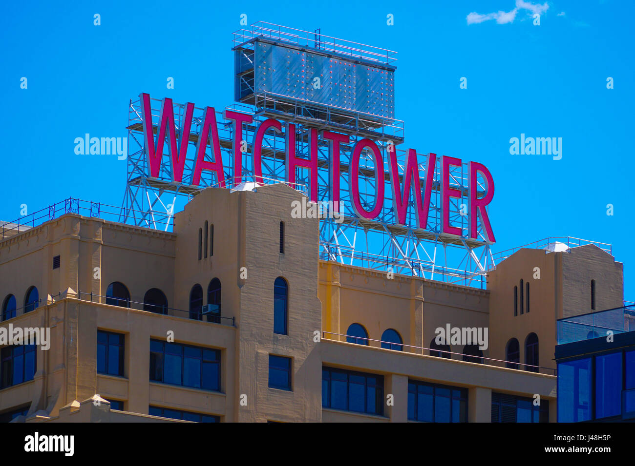 Famoso edificio torre di vedetta di Brooklyn New York - Manhattan / NEW YORK - Aprile 1, 2017 Foto Stock