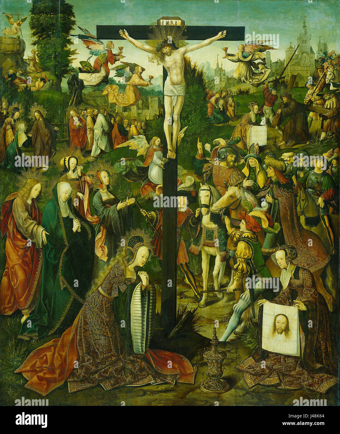 Jacob Cornelisz van Oostsanen Crocifissione circa 1507-1510 Foto Stock