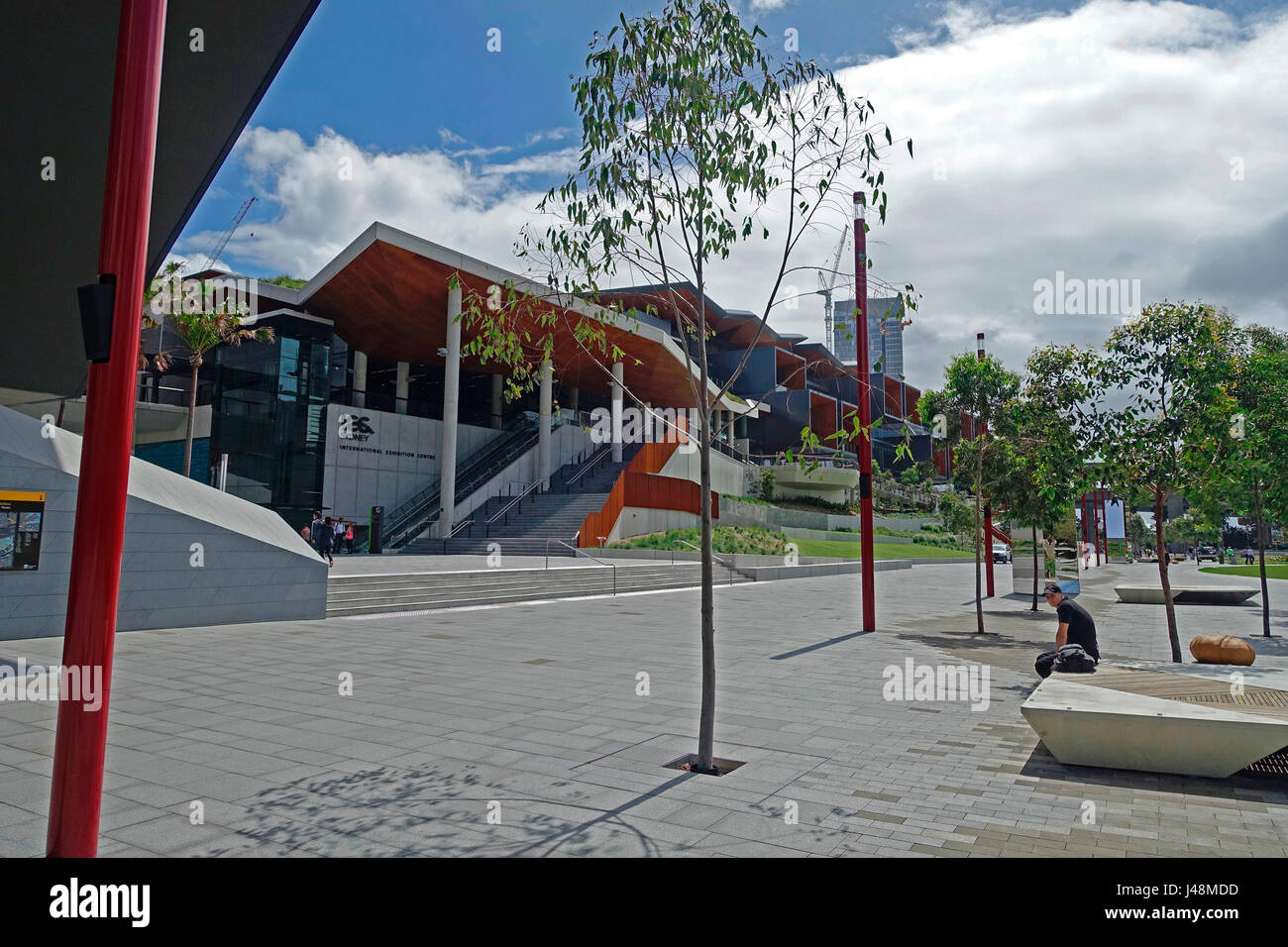 L'ICC Sydney Exhibition Centre presso l'International Convention Centre Sydney (ICC Sydney), Australia. Foto Stock