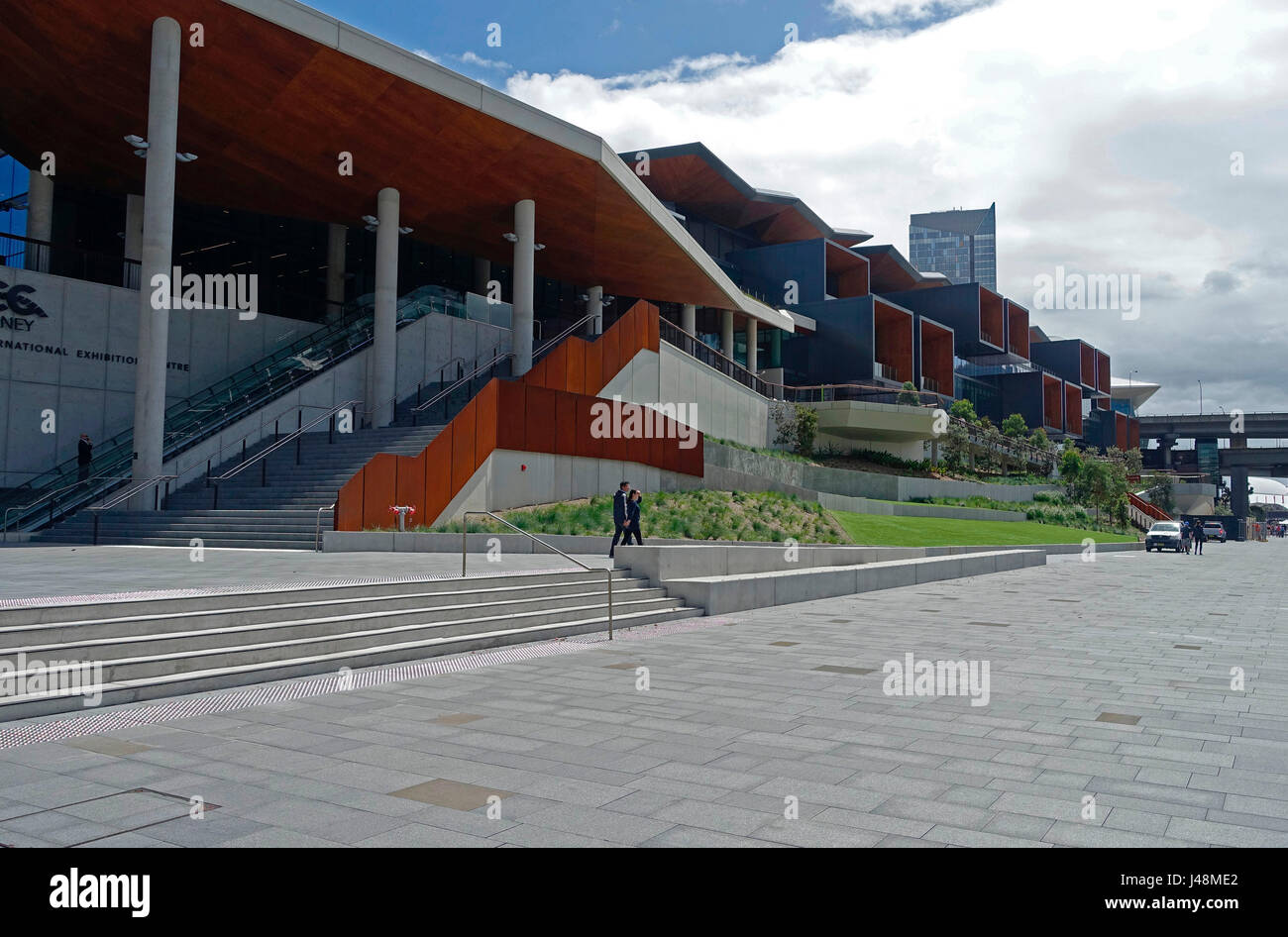 L'ICC Sydney Exhibition Centre presso l'International Convention Centre Sydney (ICC Sydney), Australia. Foto Stock
