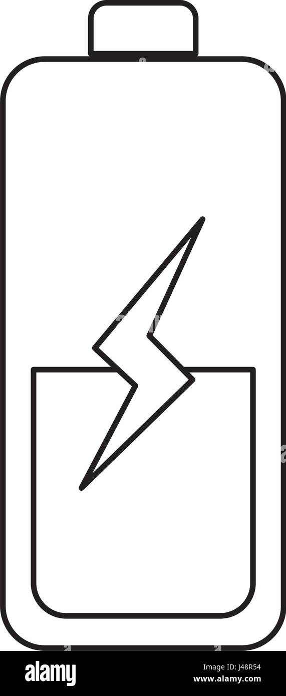 Batteria energia elettrica Illustrazione Vettoriale