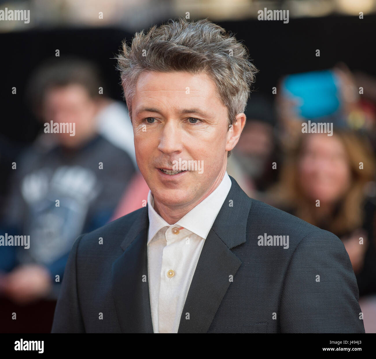 Londra, Regno Unito. Il 10 maggio, 2017. Aiden Gillen assiste la premiere europeo di "King Arthur: la leggenda della Spada' a Cineworld impero su 10 Maggio 2017 a Londra, Regno Unito Credito: Gary Mitchell/Alamy Live News Foto Stock