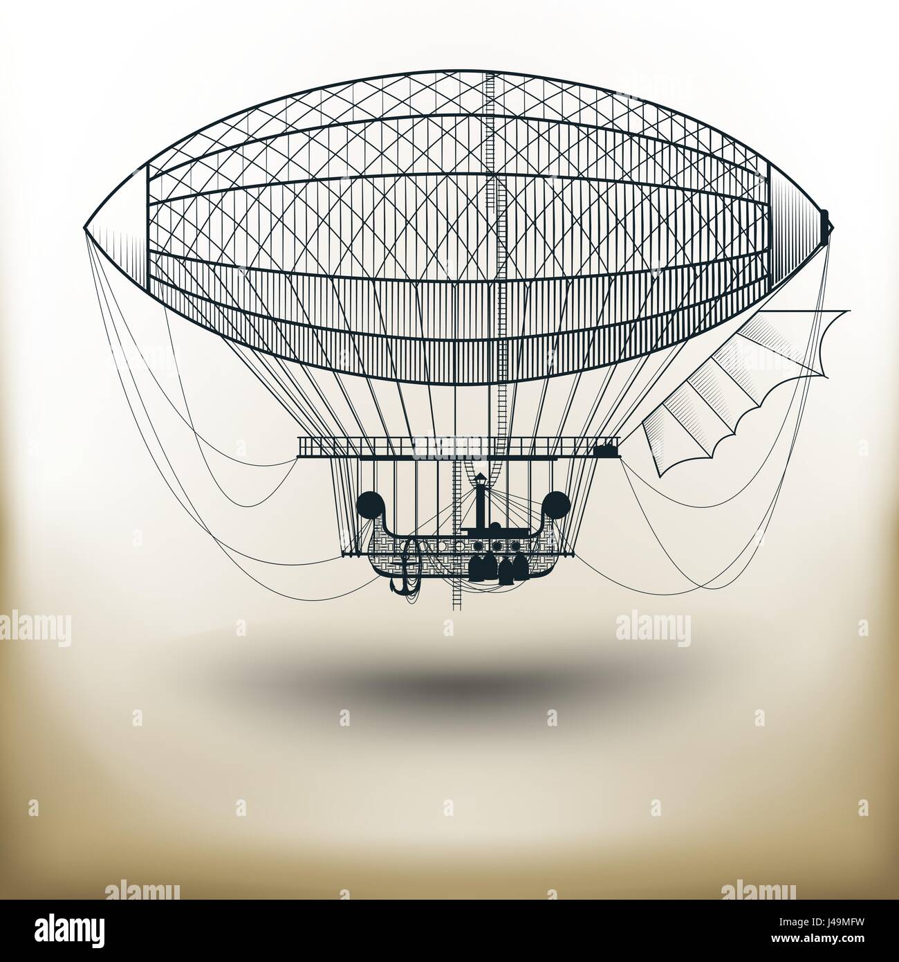 impulso dell'aria Illustrazione Vettoriale