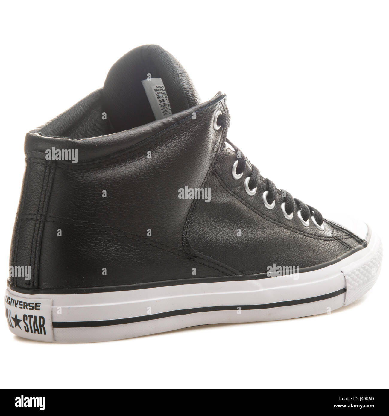 Converse Chuck Taylor All Star High Street in pelle nera - 149426C Foto  stock - Alamy