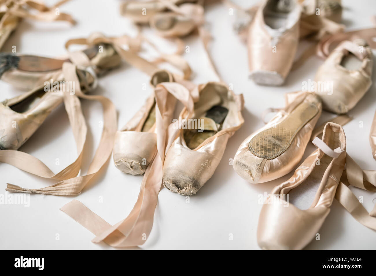 Luce pointe shoes Foto Stock