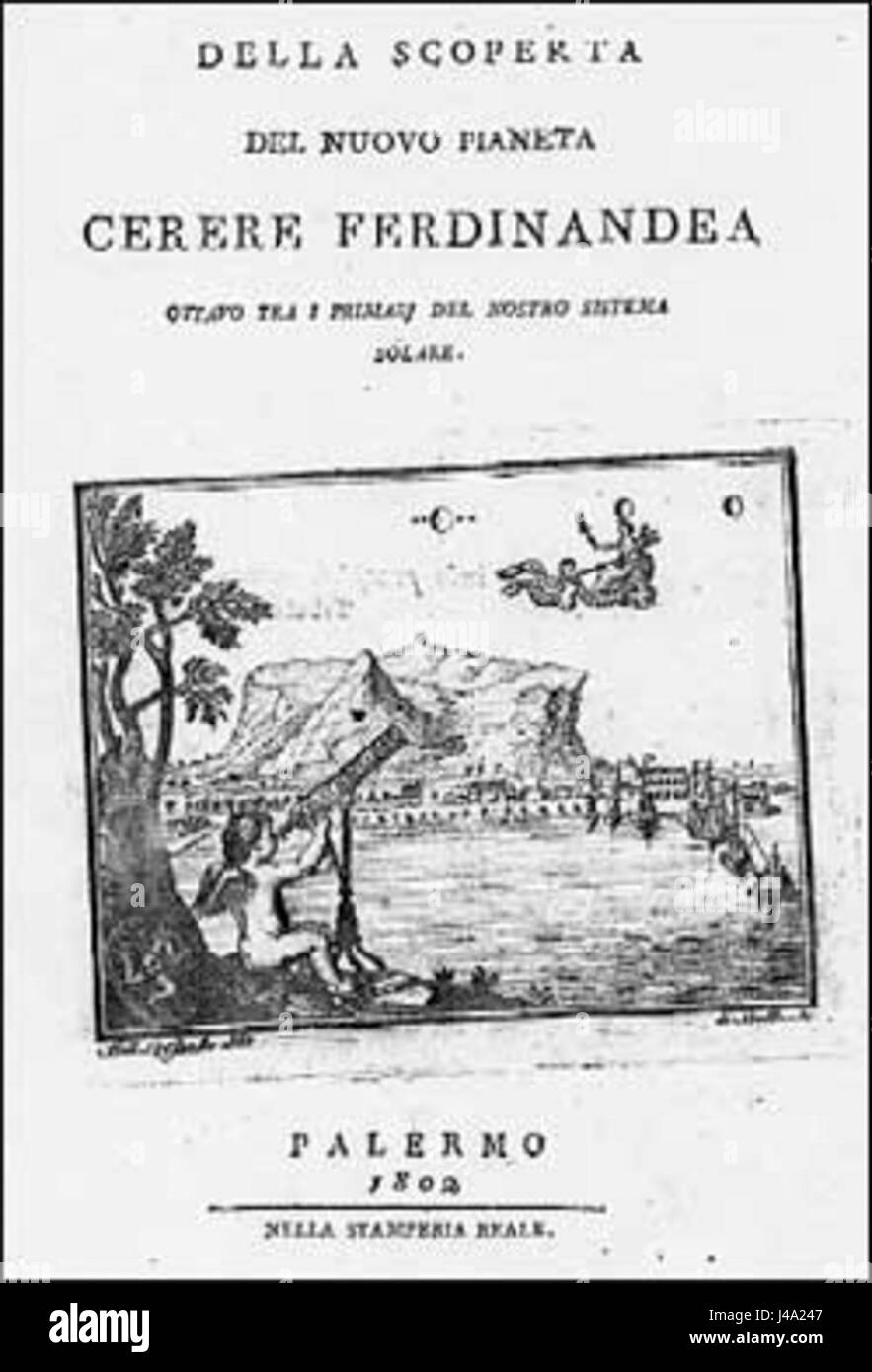 Piazzi Cerere Foto Stock